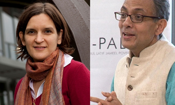 麻省理(lǐ)工(gōng)學院教授阿比吉特·巴納吉和(hé)同為(wèi)該院教授的(de)妻子(zǐ)埃絲特·迪弗洛雙雙獲獎。(麻省理(lǐ)工(gōng)學院官網)